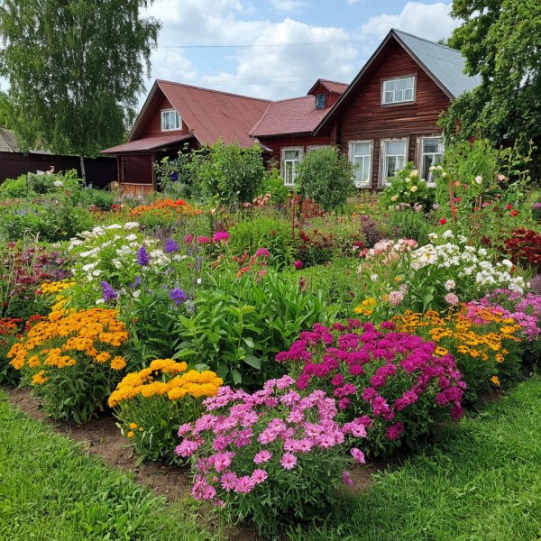 Цветочный микс - планируем сад
